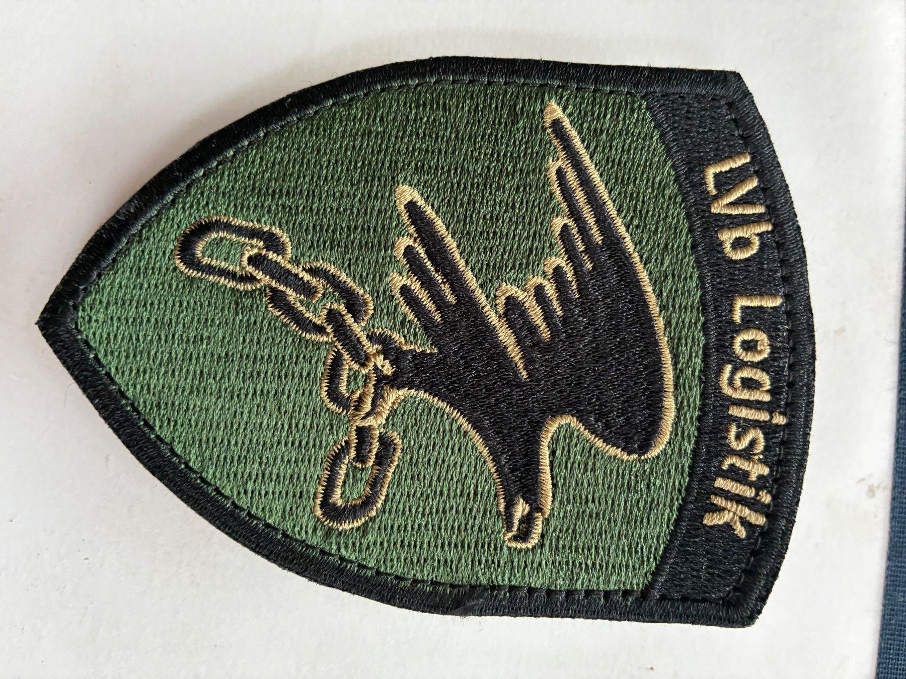 Schweizer Armee Patches: Klett LVb Logistik – Gebraucht aus Oberiberg von stab